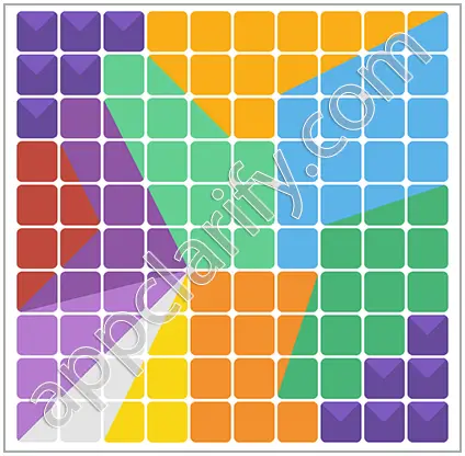 Block & Shapes: Color Tangram Medium Solutions