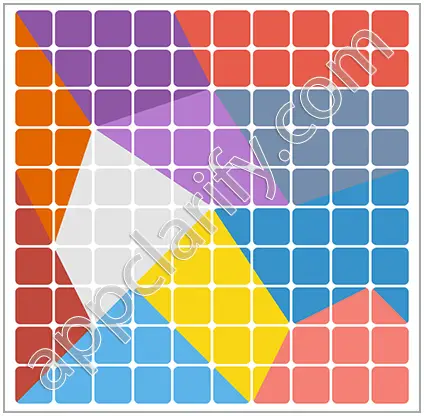 Block & Shapes: Color Tangram Medium Solutions