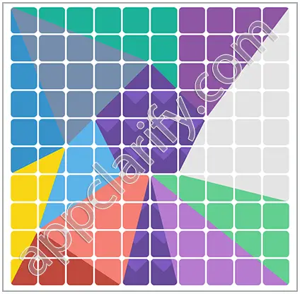 Block & Shapes: Color Tangram Medium Solutions