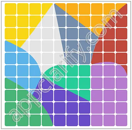 Block & Shapes: Color Tangram Medium Solutions