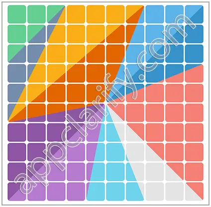 Block & Shapes: Color Tangram Medium Solutions