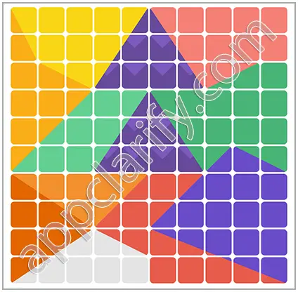 Block & Shapes: Color Tangram Medium Solutions