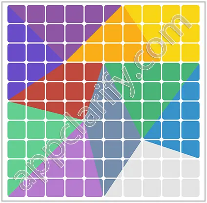 Block & Shapes: Color Tangram Medium Solutions