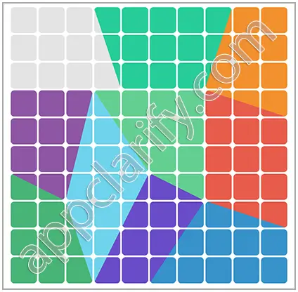 Block & Shapes: Color Tangram Medium Solutions