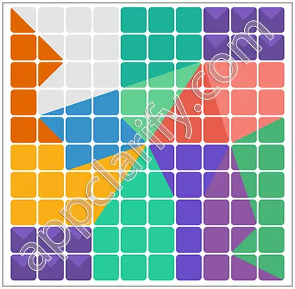 Block & Shapes: Color Tangram Medium Solutions