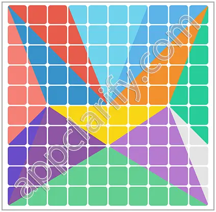 Block & Shapes: Color Tangram Medium Solutions