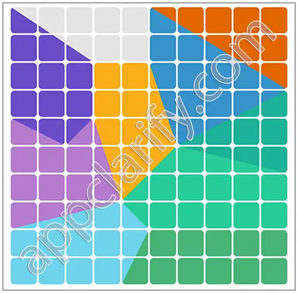 Block & Shapes: Color Tangram Medium Solutions