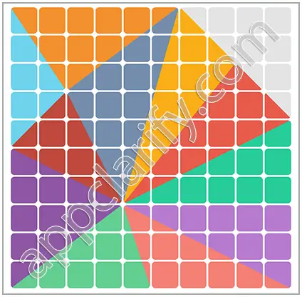 Block & Shapes: Color Tangram Medium Solutions