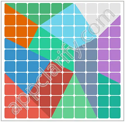 Block & Shapes: Color Tangram Medium Solutions