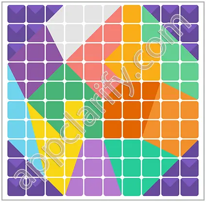 Block & Shapes: Color Tangram Medium Solutions