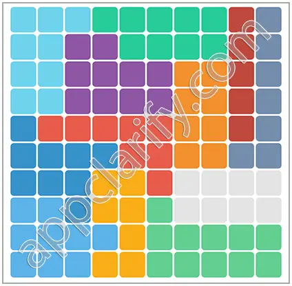 Block & Shapes: Color Tangram Medium Solutions