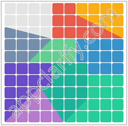 Block & Shapes: Color Tangram Medium Solutions