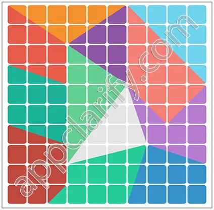 Block & Shapes: Color Tangram Medium Solutions