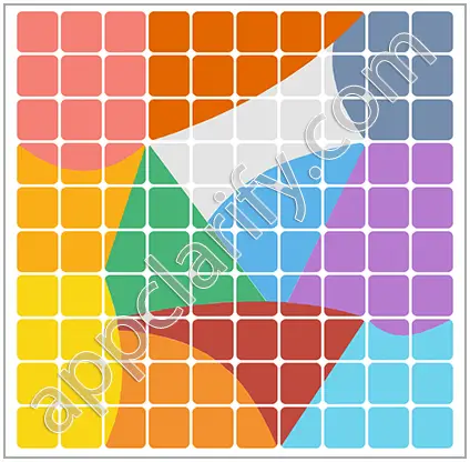 Block & Shapes: Color Tangram Medium Solutions