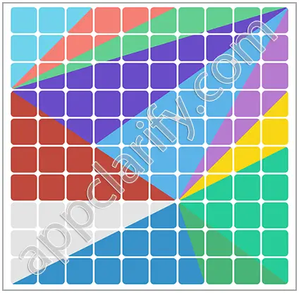 Block & Shapes: Color Tangram Medium Solutions