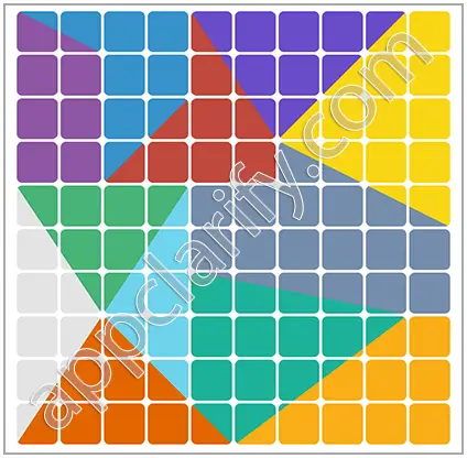 Block & Shapes: Color Tangram Medium Solutions