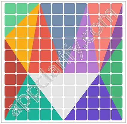 Block & Shapes: Color Tangram Medium Solutions