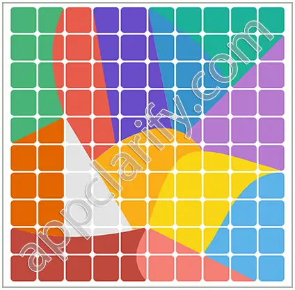 Block & Shapes: Color Tangram Medium Solutions