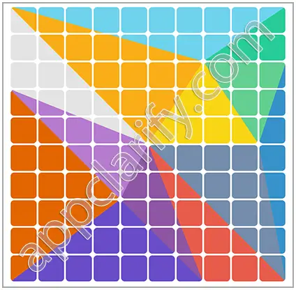 Block & Shapes: Color Tangram Medium Solutions