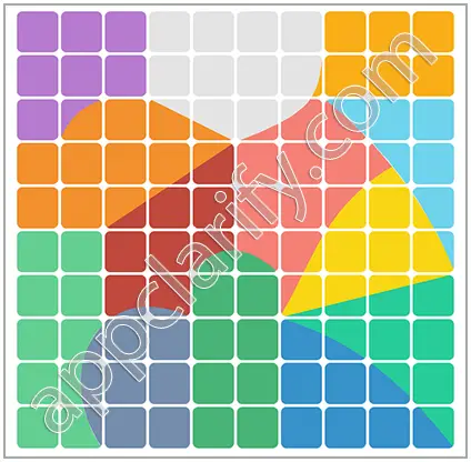 Block & Shapes: Color Tangram Medium Solutions