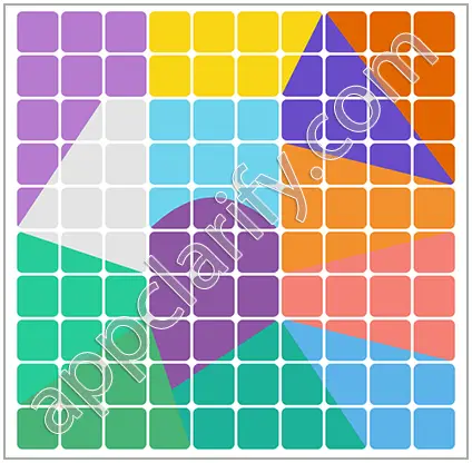 Block & Shapes: Color Tangram Medium Solutions