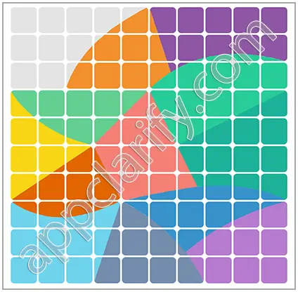 Block & Shapes: Color Tangram Medium Solutions