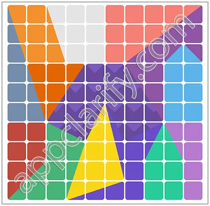 Block & Shapes: Color Tangram Medium Solutions