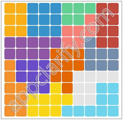 Block & Shapes: Color Tangram Medium Solutions