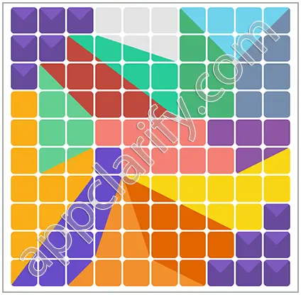 Block & Shapes: Color Tangram Medium Solutions