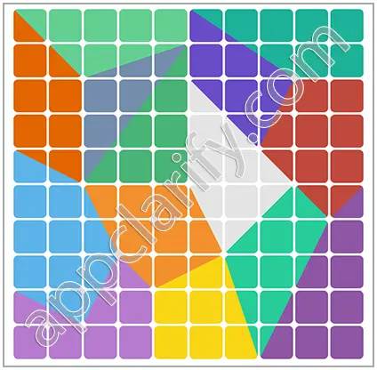 Block & Shapes: Color Tangram Medium Solutions