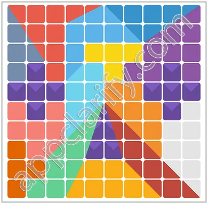 Block & Shapes: Color Tangram Medium Solutions