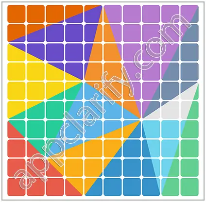 Block & Shapes: Color Tangram Medium Solutions