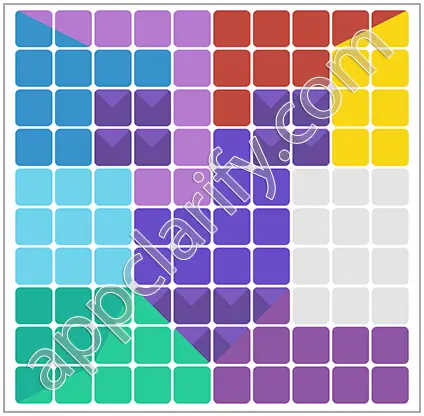 Block & Shapes: Color Tangram Medium Solutions