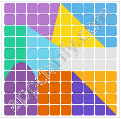 Block & Shapes: Color Tangram Medium Solutions