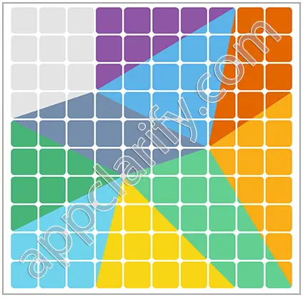 Block & Shapes: Color Tangram Medium Solutions