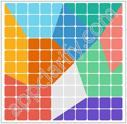 Block & Shapes: Color Tangram Medium Solutions