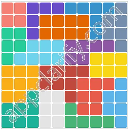 Blocks & Shapes Hard Level 134 Solution