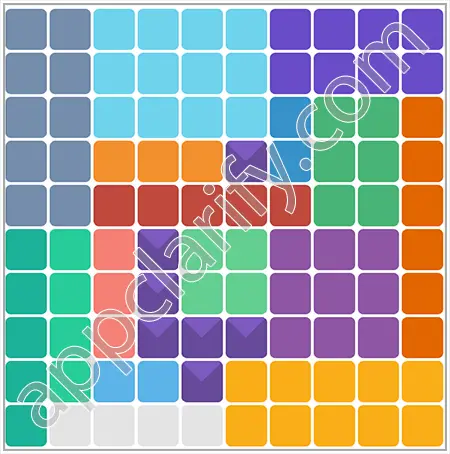 Blocks & Shapes Hard Level 153 Solution