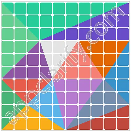 Blocks & Shapes Hard Level 24 Solution