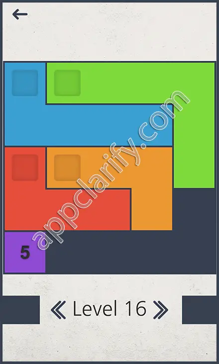 Color Fill Easy Package Level 16 Solution