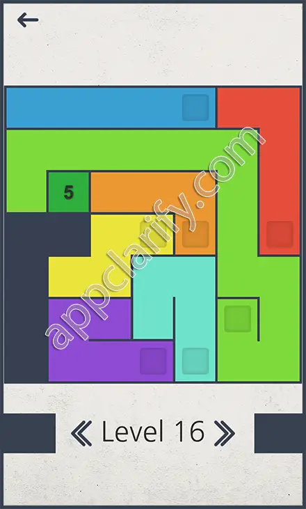 Color Fill Hard Package Level 16 Solution
