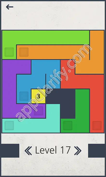 Color Fill Hard Package Level 17 Solution