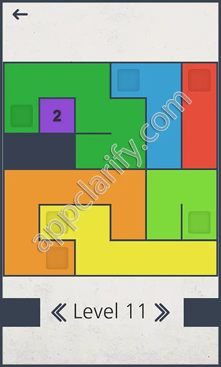 Color Fill Normal Package Level 11 Solution