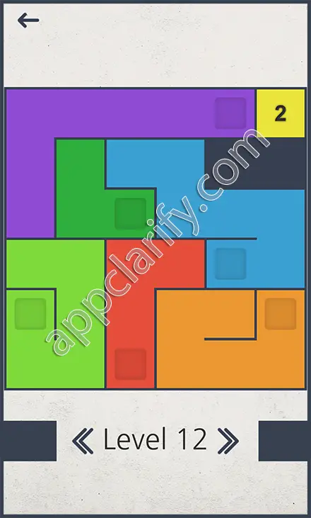 Color Fill Normal Package Level 12 Solution