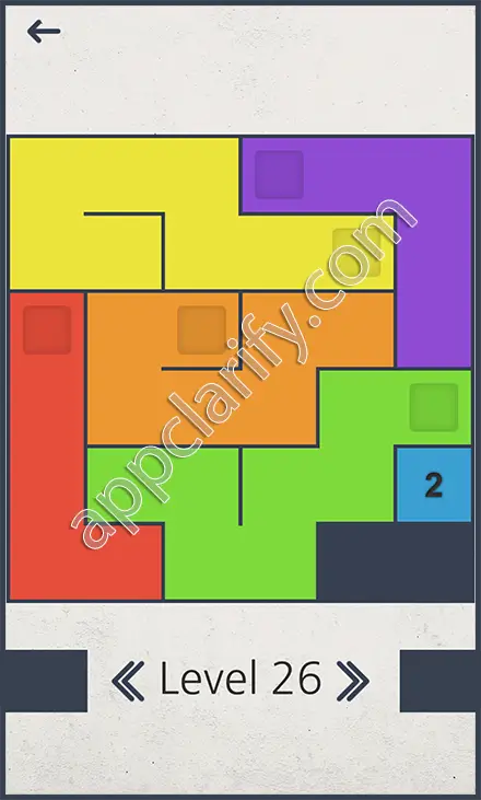Color Fill Normal Package Level 26 Solution