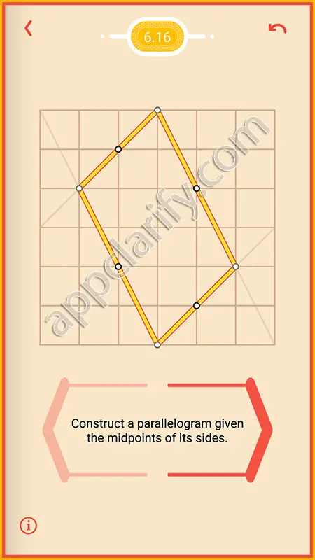 Pythagorea Difficult Level 6.16 Solution