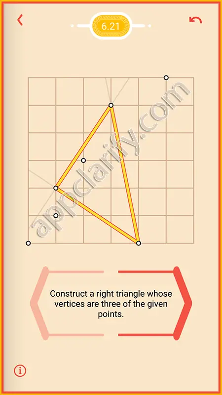 Pythagorea Difficult Level 6.21 Solution