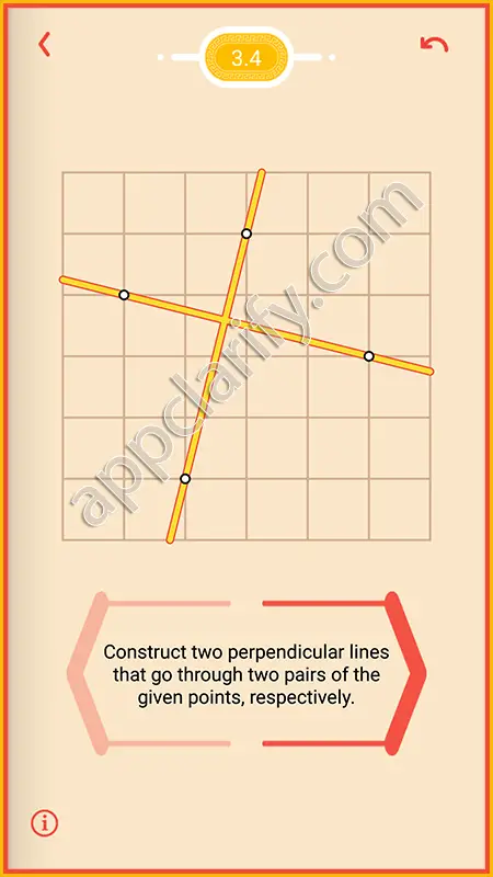 Pythagorea Easy Level 3.4 Solution
