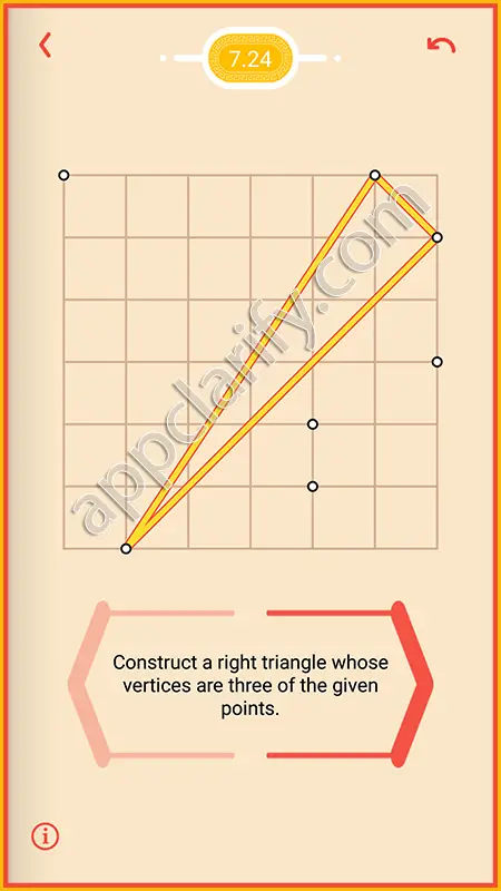 Pythagorea Hard Level 7.24 Solution
