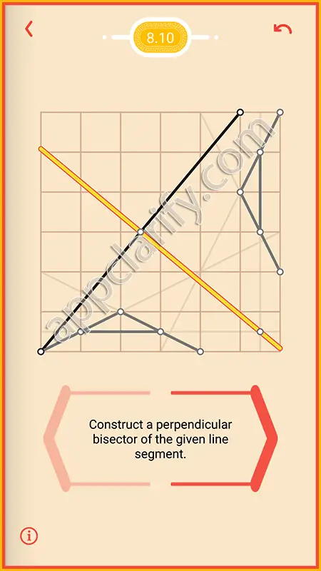Pythagorea Harder Level 8.10 Solution